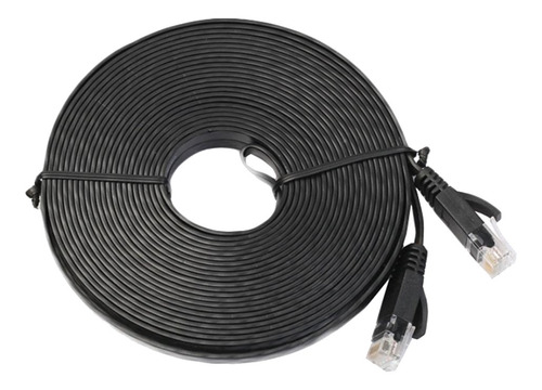 Cable De Conexión Lan De Red Ethernet Plano Para/tv (15 Metr