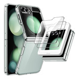 Jetech Funda 3 En 1 P/ Samsung Galaxy Z Flip 5 Transparente