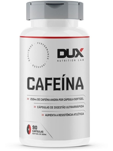 Cafeína 90 Cápsulas - Dux Nutrition