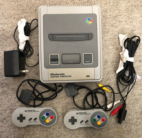 Consola Video Juegos Super Nintendo Super Famicom (japonesa)