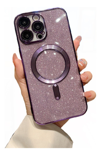 Capa Magsafe Colors Blindex Luxo Preteção Câmera Para iPhone