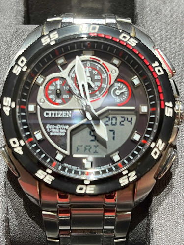 Citizen Pro Master Eco Drive Jw0124-53e Chronograph 200m