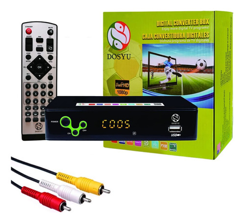 Decodificador Convertidor Digital Tv Hdmi 1080p Full Hd 