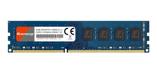 Memoria Ram Kuesuny De 8 Gb Ddr3 1333 Pc3 10600u 1,5 V Udimm