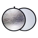 Refletor De Luz 2 Em 1 Para Iluminação Fotográfica 110cm