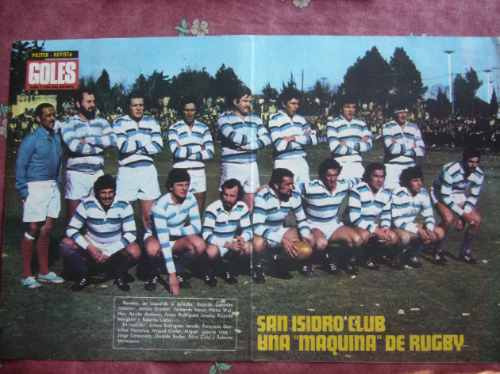San Isidro Club Campeón Rugby / Lámina De Revista Goles