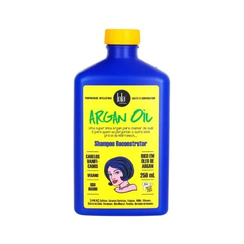 Shampoo Reparación Argan Oil De Lola Cosmetics Vegano