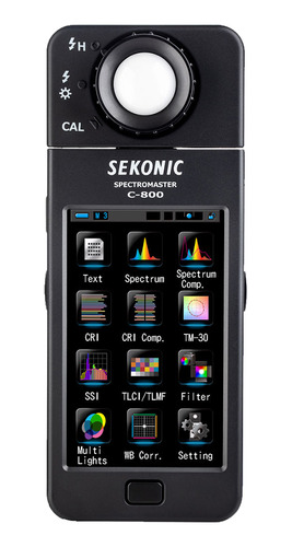 Espectrómetro Colorímetro Fotómetro Luxometro Sekonic C-800