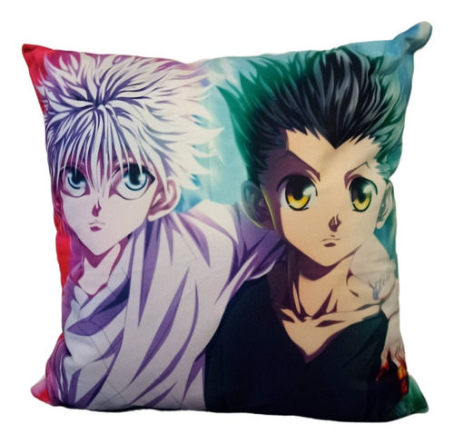 Gon Y Killua Cojín Almohada Felpa Suave 45 X 45 Cm Hunter X