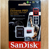 Memoria Microsd Xc Sandisck Extreme Pro De 128gb Usada 10/10
