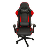 Silla Gamer Pc Ergonomica Sg02 Rojo Nictom Reclinable 