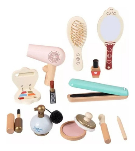 Kit De Maquillaje Para Niños, Brocha De Cosplay De Madera