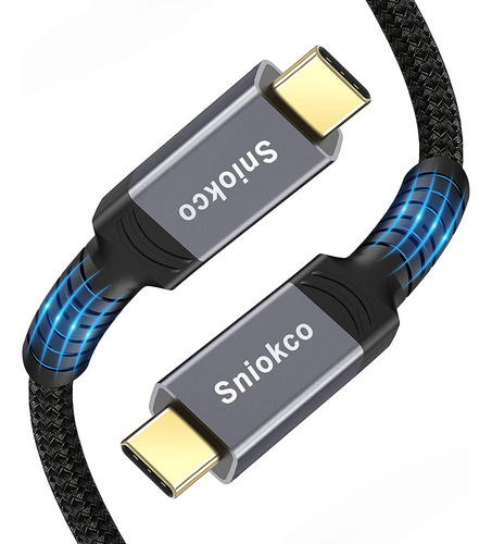 Sniokco Usb4 Compatible Con Cable Thunderbolt 3 (40 Gbps/6.6