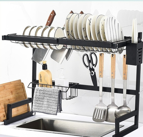 Rack Escurridor Organizador Cocina Secador Platos 65cm