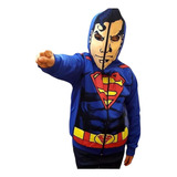 Jaqueta Moletom Blusa De Frio Casaco Superman Infantil