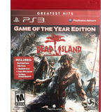 Dead Islan Game Of The Year Ps3 Fisico