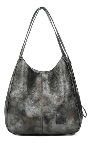 Bolso De Cuero Suave Con Varios Compartimientos P/mujeres