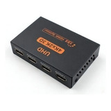 Duplicador Splitter Cabo Hdmi 1x4 Divisor Full Hd 1.4 3d Hub