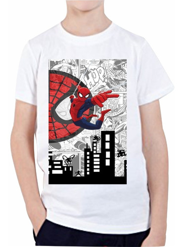 Playera Spiderman Caricatura 2017, Hombre Araña