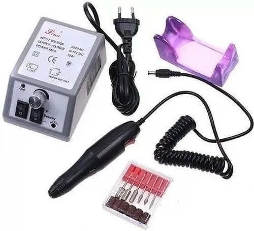 Set Manicure Pedicure Taladro Pulidor Eléctrico De Uñas+ Obs