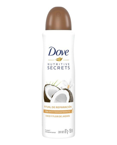 Dove Desodorante Antitranspirante Coco Y Jazmin X 150 Ml