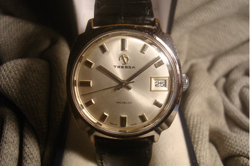 Exclusivo Reloj Tressa 1965 Antiguo Hombre Elegante Unico!!