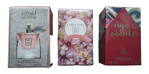 Perfumes Fragancias Alternativos De Mujer 25ml C/u