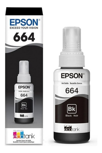 Tinta Epson 664 Negra Original