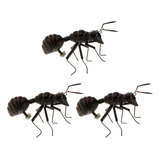 6 Metal Simulación Hormigas Juguetes Imán Hormigas Arte 3d
