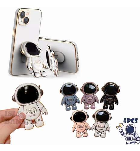 5pcs Astronauta Soporte Celular Bracket Telefono Anticaida