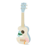 Ukelele Infantil Classic World Madera Rosa Celeste Guitarra