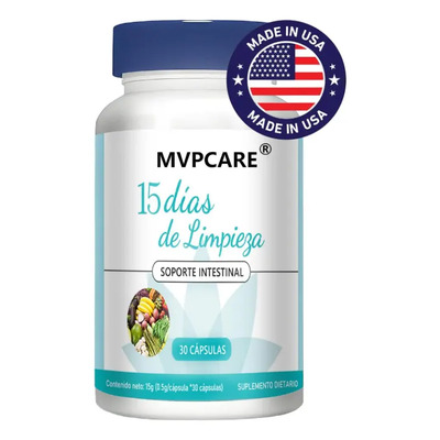 Programa De Desintoxicación Avanzada Mvpcare 15-day Cleanse 30 Cápsulas Apoyo Intestinal Y Para El Colon - Limpieza Intestinal Y Desintoxicación Avanzadas, Adecuado Para Mujeres Y Hombres | MercadoLibre