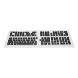 Teclado Pbt Keycaps, 129 Teclas, Color Pudín, Transparente,