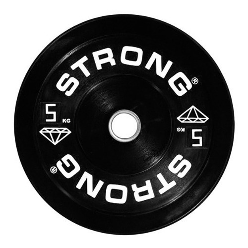 Disco Bumper Olmpico Goma Strong Cross Funcional 5 Kg 