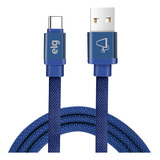 Cabo Tipo C De Sincronização Recarga Usb Canvas Type-c 1m