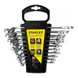 Juego 20 Llaves Combinadas Acodadas Stanley 97570