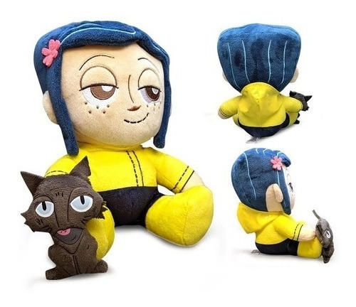 Muñeca Coraline Neca Kidrobot Peluche 20 Cm Alto