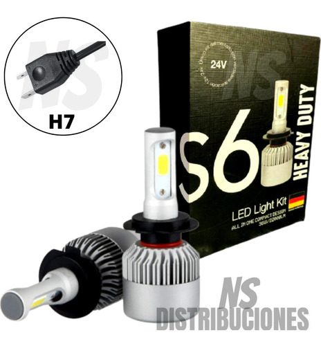 Juego Cree Led  S6 24v H11 H7 H4 H1   Camiones Micros 