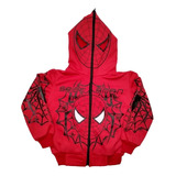 Buso Hoodie Superheroes Spiderman (hombre Araña) Para Niño 