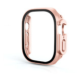 Protector Case Mica Para Apple Watch Ultra 49 Mm Oro Rosa
