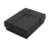 Set 12 Cajas De Regalo Negra 7x9 Cms Para Conjunto De Joyas