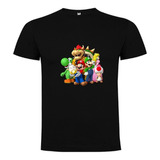 Polera Mario Bross Algodon Pow Club