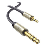 Cable Audio Estéreo 3.5mm 1/8  Trs A 6.35mm 1/4  Ts 1m Hi-fi