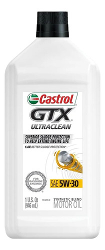 Aceite Castrol Gtx 5w30 Ultraclean 946ml