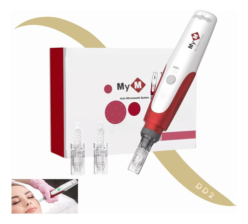 Equipo Dermapen Mym Tratamiento Belleza Facial + 2 Cartuchos