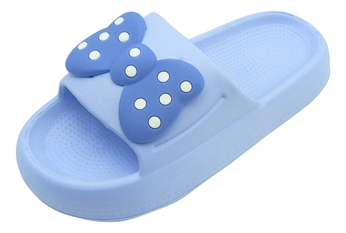Sandalia Dama Slide Moño Minnie Cómoda Moda Tallas 23 Al 26
