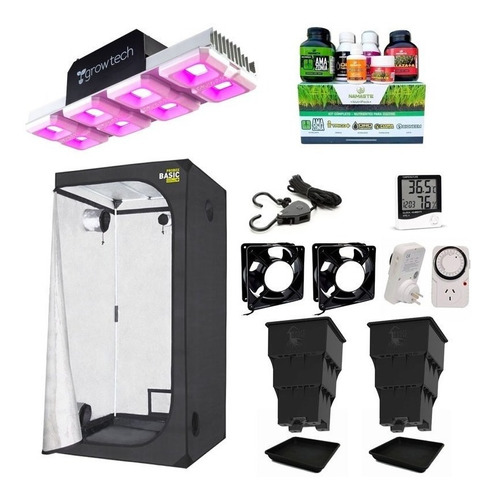 Kit Completo Carpa Indoor Garden 80x80 Led Growtech 400w
