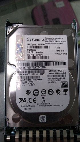 Hd Ibm 1tb Sas 2,5 Pn 81y9731- 81y3829 Testado 