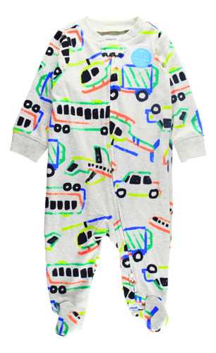 Mameluco Pijama Para Niño Diseño De Transportes Carter´s