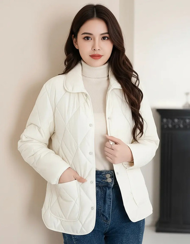 Abrigo De Viaje Para Mujer Elegante Chaqueta De Lona 2025